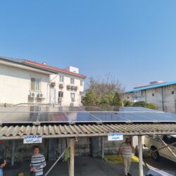 پارکینگ با سقف خورشیدی